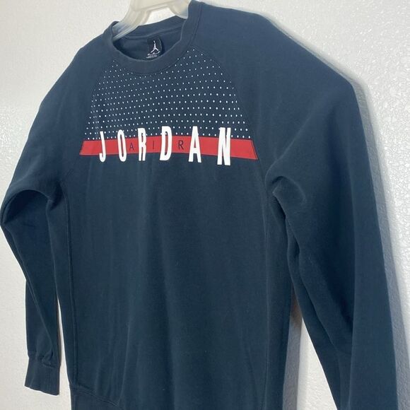 Jordan Men’s Black Sweatshirt Size M - Picture 2 of 4